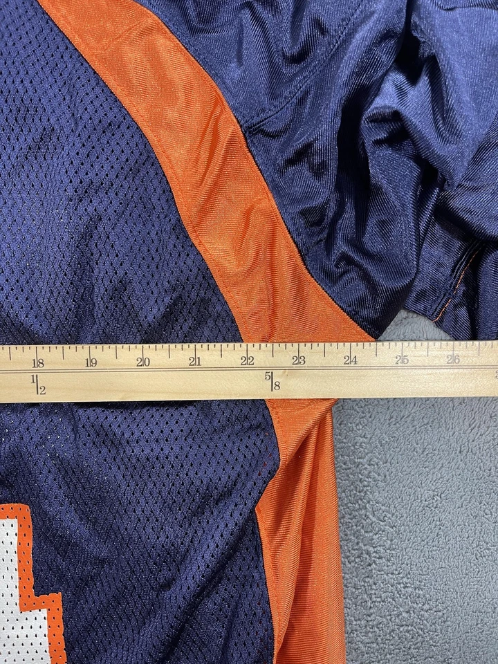 Camiseta de fútbol americano Denver Broncos para hombre 2XL azul naranja NFL Reebok Champ Bailey Foto 2 de 4