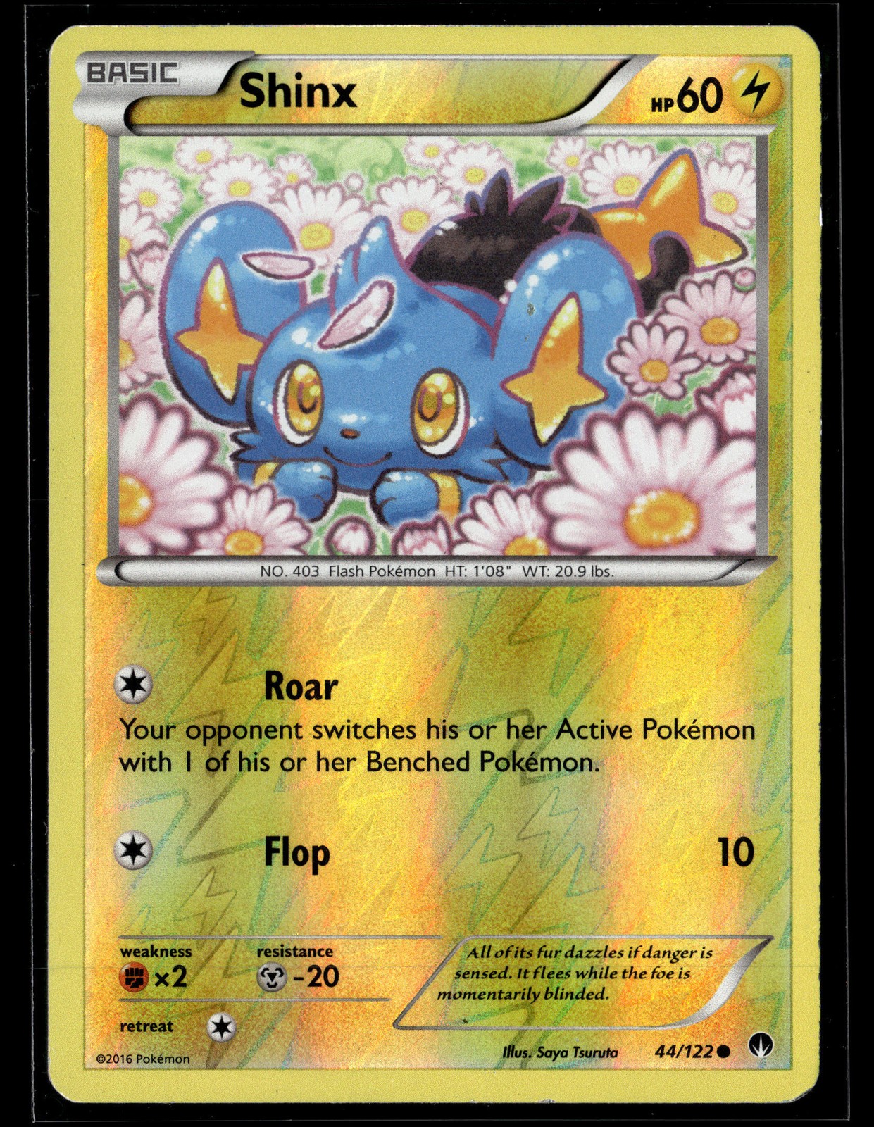 Pokemon TCG XY - BREAKpoint #44/122 Shinx REVERSE HOLO