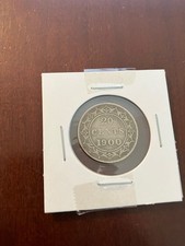 1900 Newfoundland 20 Cents 92.5% Silver