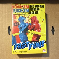 Mattel Rock'em Sock'em Robots Original Fighting Robots Game 6 Years