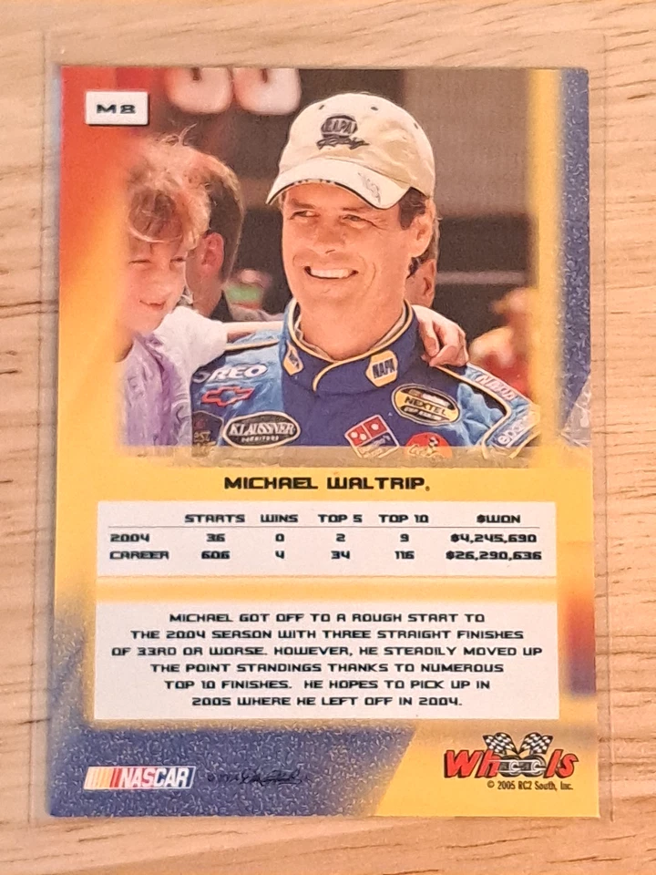 Michael Waltrip /100🏁- 2005 Wheels High Gear MPH - Refractor - RARE - Image 3 of 3