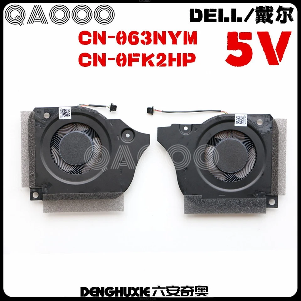 CN-0C04TH CN-09THTN DELL G5-5590 G7-7590 G7-7790 CPU Cooling Fan DC12V 1.0A - Image 2 of 4