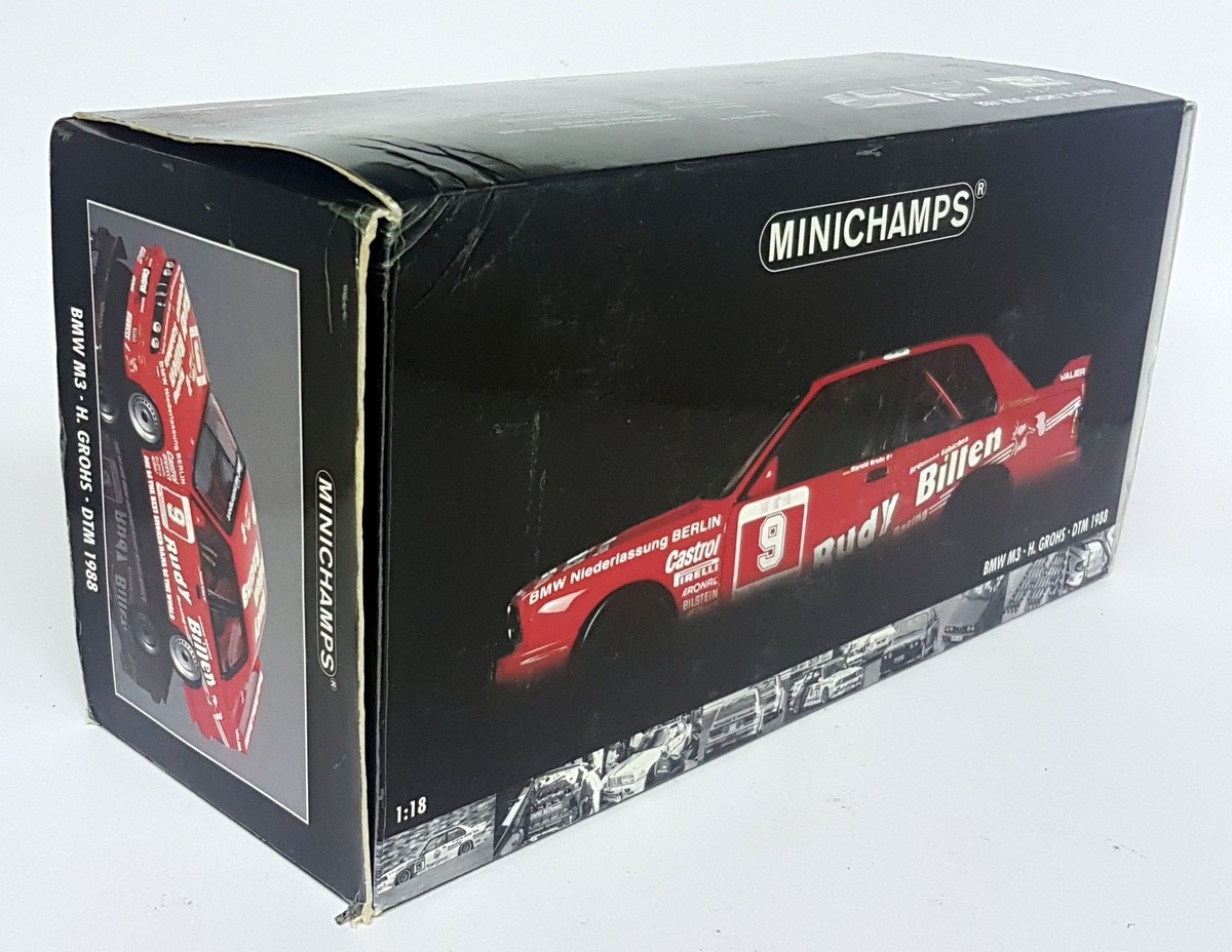 Minichamps 1/18 Scale - 180 882009 BMW M3 E30 DTM 1988 H