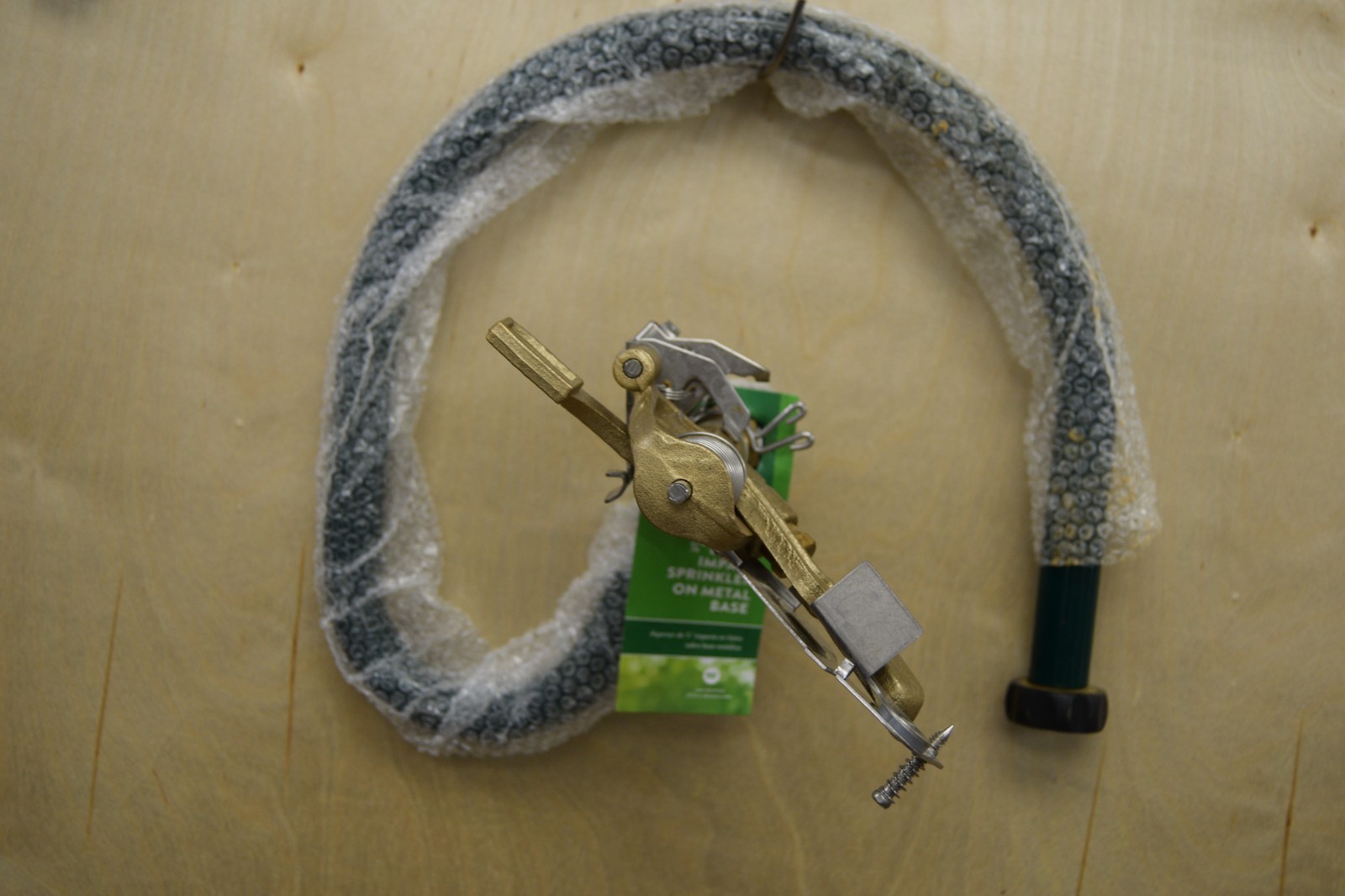 Orbit 3/4" Brass Impact Sprinkler On Metal Base 58643-30, New