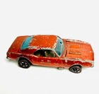 Hot Wheels Redline 1967 Custom Camaro HK Orange with Champagne Interior