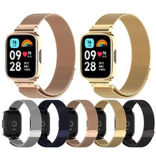 For Redmi Watch3 Active Watch Strap Metal Strap with Watch Frame Milan Strap
