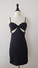 Urban Outfitters Dress New Size Small XS Cut Out Bodycon Black Ribbed Chic