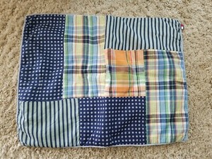 2 Tommy Hilfiger Standard Quilted Patchwork Pillow Sham 19" x 25"