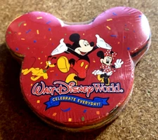 DISNEY 12” X 12” MAGIC TOWEL MICKEY & MINNIE MOUSE WITH PLUTO CELEBRATE EVERYDAY