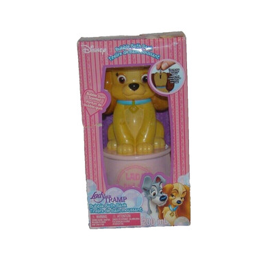 Disney Lady & the Tramp Bubble Bath Bank w/ Box Sealed NEW