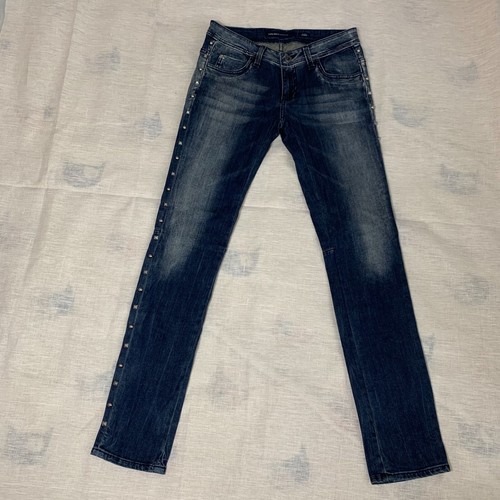 RARE Miss Sixty Jeans W28 Blue Style Radio Straight Leg Studded Embroidered  Y2K | eBay