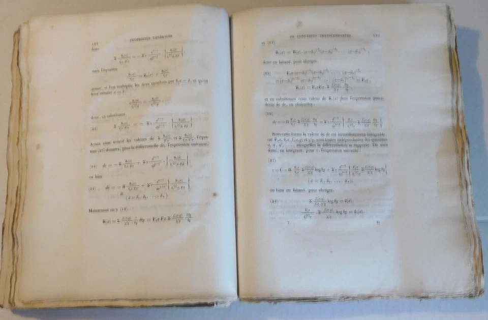 RARE 1841 1ST ED. NEILS HENRIK ABEL Abel's Theory Mathematics w/ 3 other works - Image 4 of 4