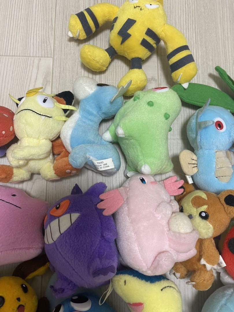 BANDAI Pokémon Friends Collection Vintage 1999 36 Plush Toys BANDAI Pokémon Friends Collection Vintage 1999 36 Plush Toys