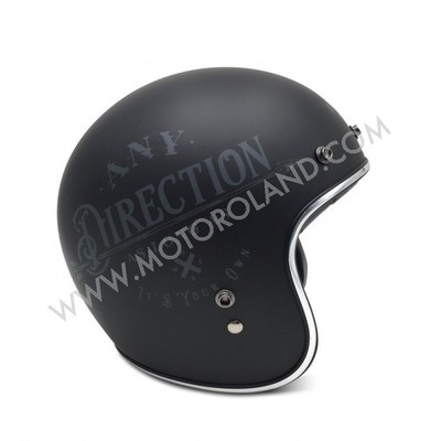 BRIXTON CASCO da MOTO JET in FIBRA CAFE' RACER EXP-BRIX-000008 | eBay