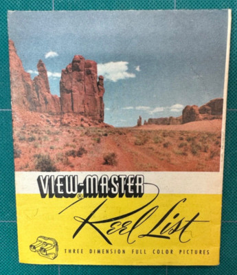 November 1949 Sawyer's VIEW-MASTER Stereoscopic Reels Catalog pamphlet