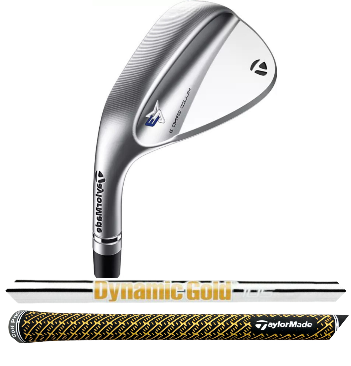 Left Handed TaylorMade MG3 RAW 52° Wedge with Dynamic Gold 105 VSS Stiff Flex
