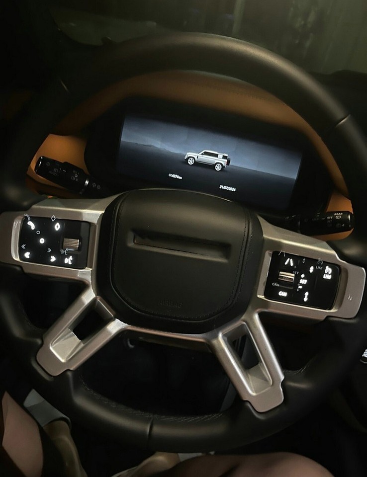 Steering Wheel Frame Cover Fits For Land Rover Defender 90 110 130 2020