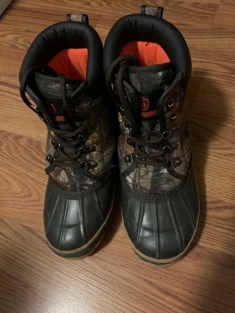 Game Winner Youth Boys Camo Waterproof Insulated Duck Hunting Boots Size 4 Youth EBay