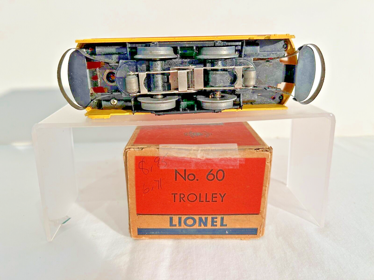 LIONEL 60 #1 LIONELVILLE RAPID TRANSIT TROLLEY-BLT-5-55 LK/N | eBay