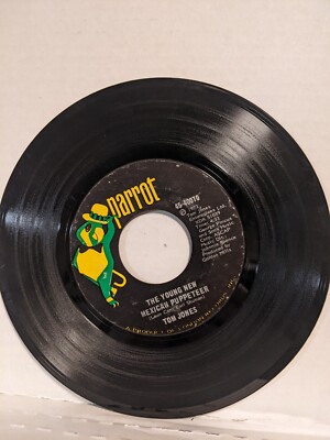 45 ~Tom Jones: ''All That I Need Is Some Time/ The Young New Mexican Puppeteer''