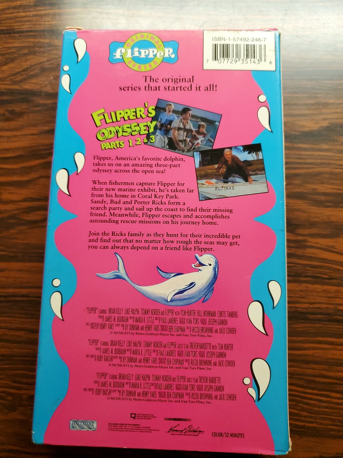 Flipper Flipper's Odyssey parts 1, 2 & 3 VHS Cult Kids Brian Kelly HTF ...