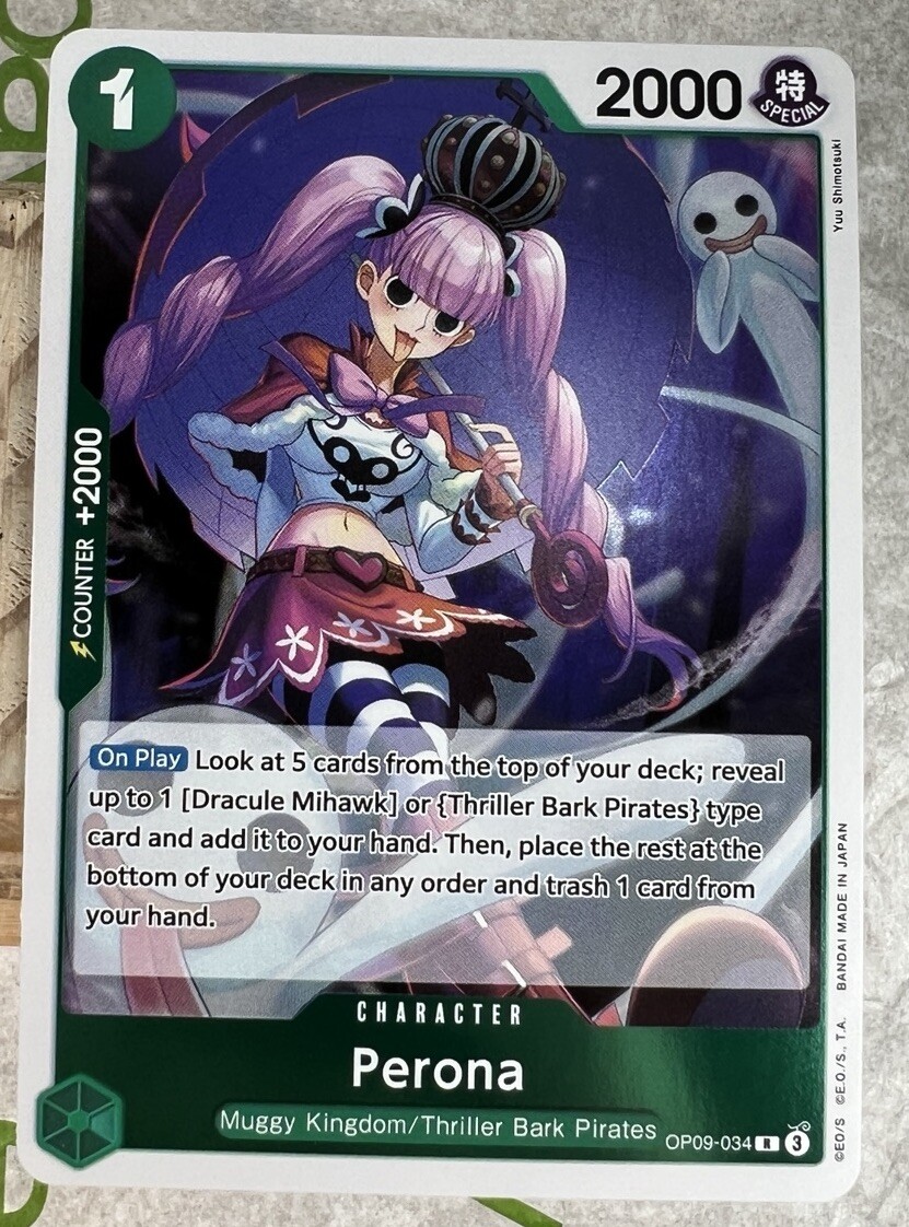 Perona OP09-034 Rare Foil Emperors in the New World One Piece | eBay