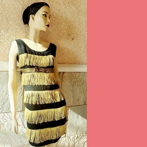 60s fringe dress
