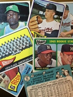 1965 Topps Baseball Singles - Numbers 1-370 - Pick Your Card - Complete Your Set