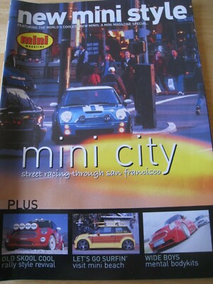 MINI WORLD MAGAZINE SUPPLEMENT MINI CITY NEW MINI STYLE BEACH RALLY REVIVAL KITS