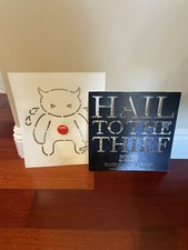 Radiohead 2 rare items for Amnesiac and Hail To The Thief Stencils-11x11 & 11x13