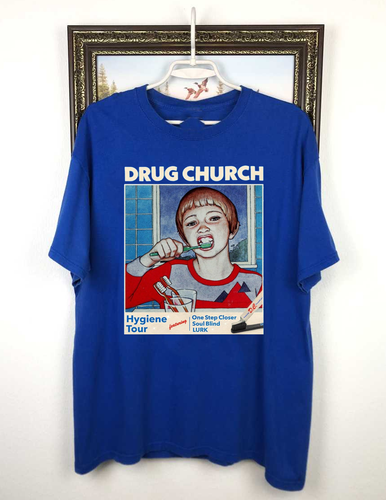 T-Shirt Drogen Kirche Band Hygiene Album Konzert blau alle Größen S-5XL FFF204 - Bild 1 von 3