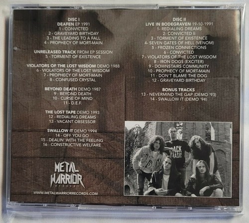 Deafen Leading To A Fall The Anthology New 2 CD Thrash Metal Speed Metal - Imagen 2 de 2