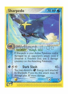 Pokemon 22/109 Sharpedo - EX Ruby Sapphire - ENGLISCH