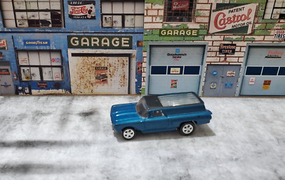 Vtg. 1996 Johnny Lightening Blue Bad News Chevy Panel Van (Loose)