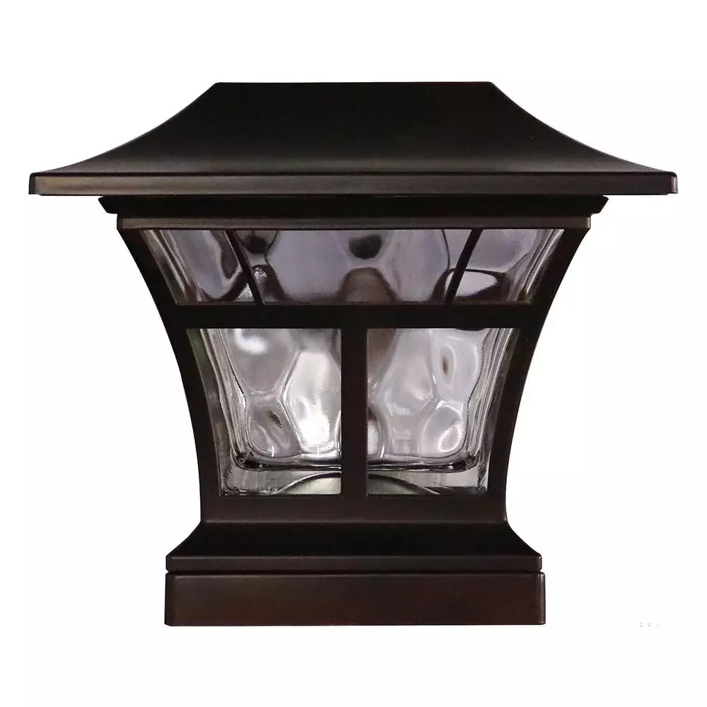 Bronze 6x6 solar post caps deals