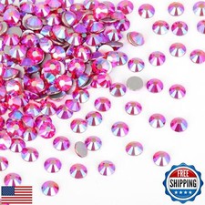 CMBYN Glue Fix Crystal Flatback Rhinestones Glass Diamantes Gems for Crafting