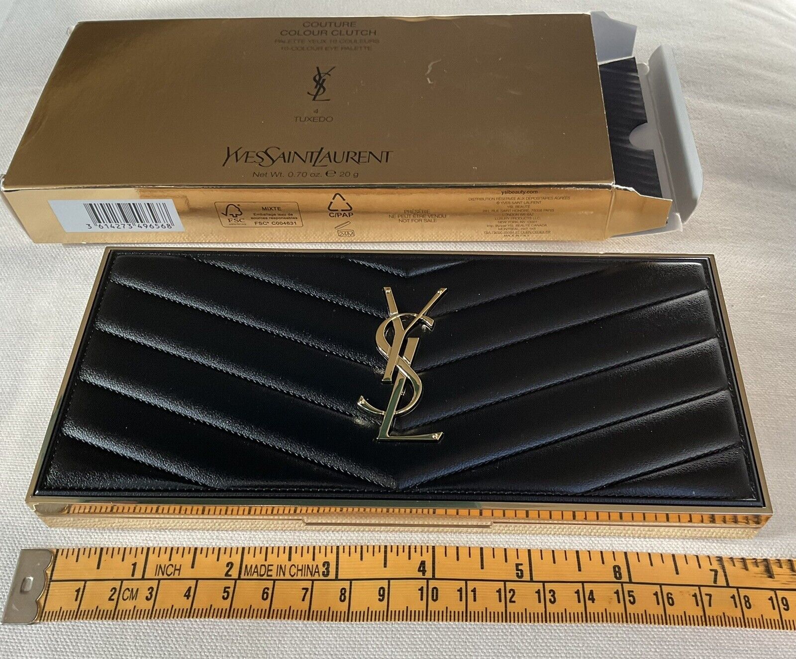 YSL Couture Colour Clutch Eyeshadow Palette PARIS ( 4 Tuxedo )