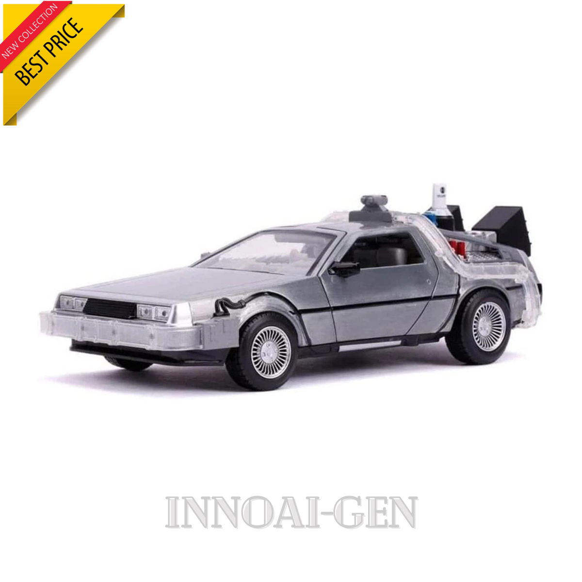 Time Machine Ritorno Al Futuro 2 - Modellino 1:24 Jada, Con Luci E Parti Mobili - Foto 6