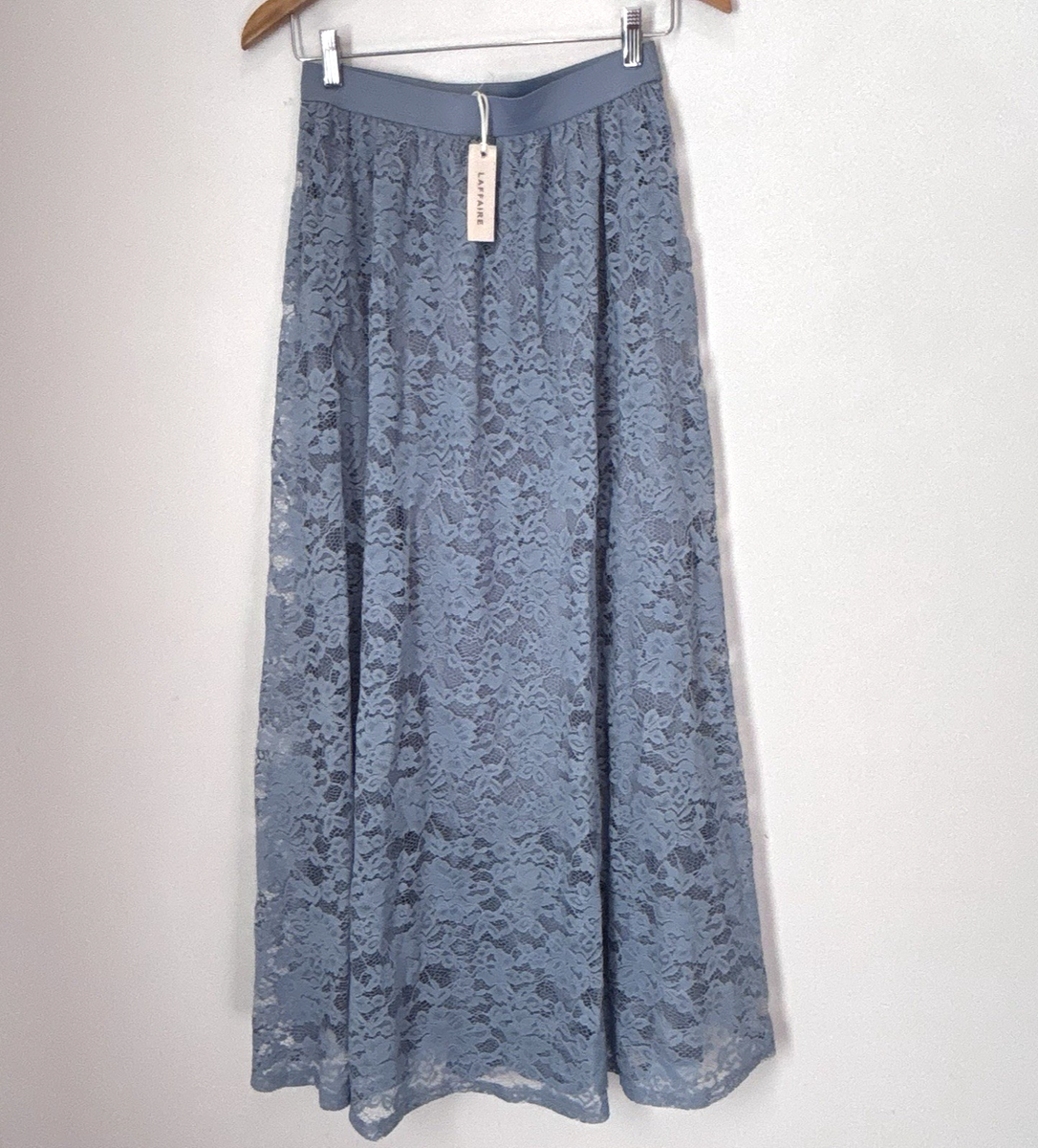 Laffaire Fairy Romantic Whimsical Boho Lace Maxi Skirt Size Medium NEW NWT  A34