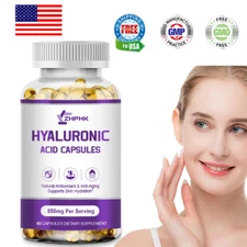 ZHPHK Hyaluronic Acid Supplement | 60 Capsules | Non-GMO & Gluten Free
