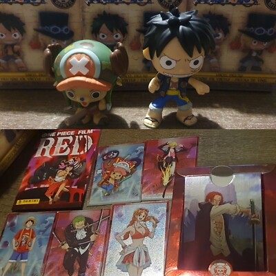 luffy chopper One Piece Funko Figuren Film ROT Karten Sammler Box Panini Neu