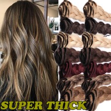 170G Double Weft Russian Clip In Human Remy Hair Extensions Thick Full Head 22"