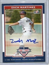 Zach Martinez 2017 Panini USA Stars & Stripes Autograph #025/199