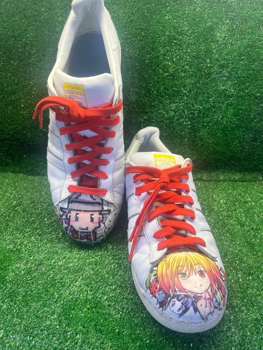 Adidas Superstar x Pharrell Williams White Super Shell Trainers