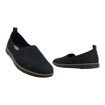 CLARKS TRIGENIC Womens 10 Suede Leather Ballet Flats TRI