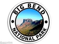 BIG BEND NATIONAL PARK TEXAS CAR TOOLBOX HELMET STICKER DECAL 4" MADE IN USA