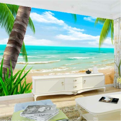 Blue Ocean Progress 3D Full Wall Mural Photo Wallpaper Printing Home Kids Decor