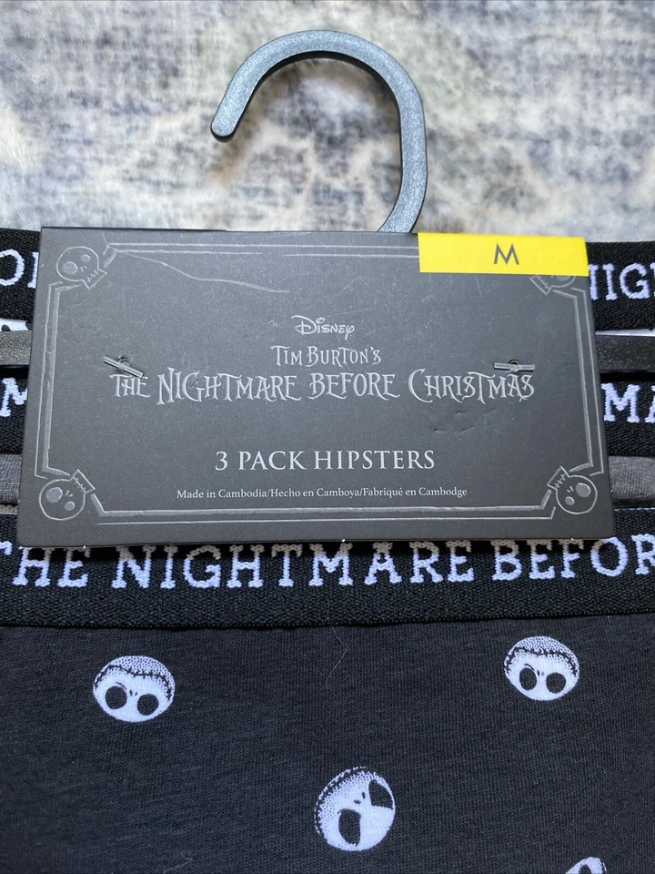 Disney X Pesadilla antes de Navidad paquete de 3 bragas hipsters ropa interior Foto 2 de 4