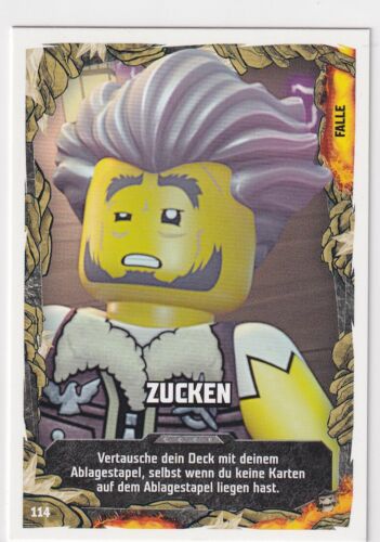 Lego ninjago Serie 6 - Next Level - Tarjeta TCG Trampa Núm 114 Zucken - Imagen 1 de 1
