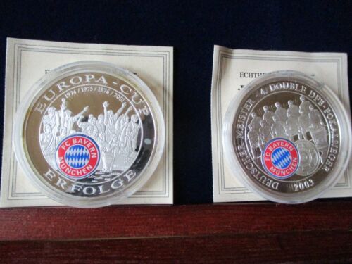 mein FC Bayern - Münzsammlung mit 62 Münzen - silber Ausführung - siehe Foto`s - Bild 3 von 10